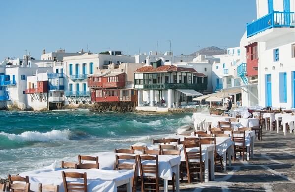 Accommodation costs in Greece